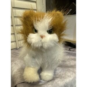 FurReal Friends Lulu Cuddlin Kitty Cat Interactive Orange White‎ Hasbro
